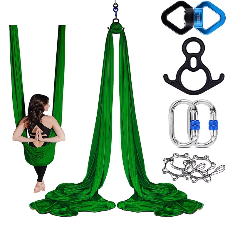 Home Gym Equipment Set - Wygodny, regulowany hamak do jogi na