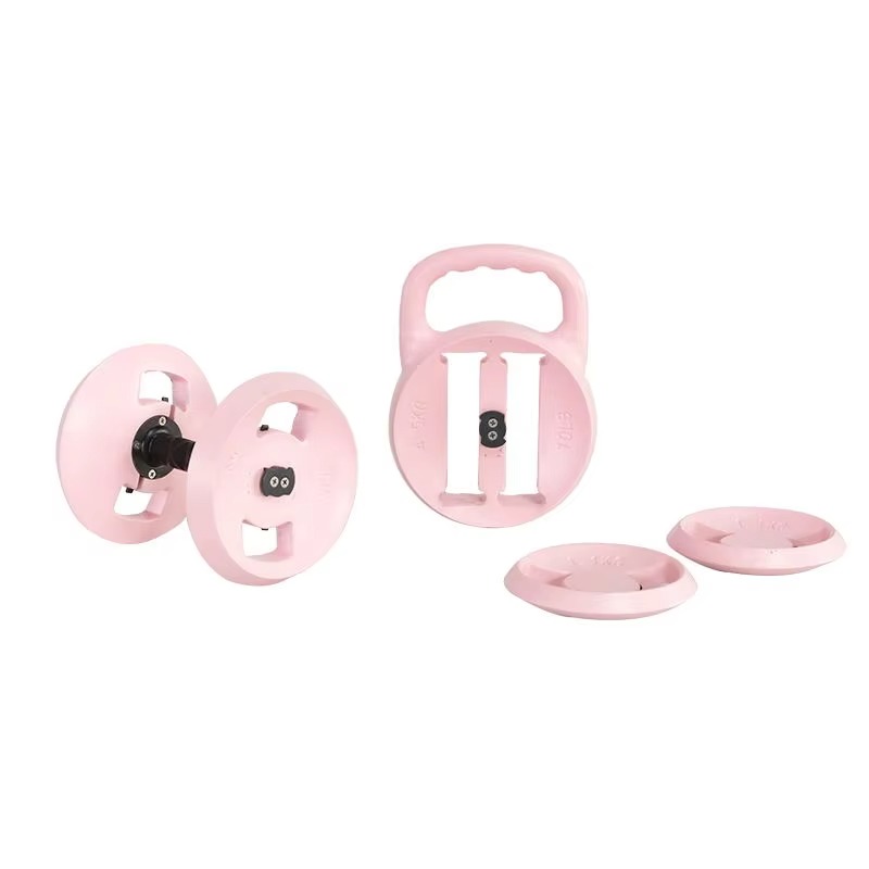 Home Gym Equipment Set - Zestaw cementowych kettlebellów i hantli z