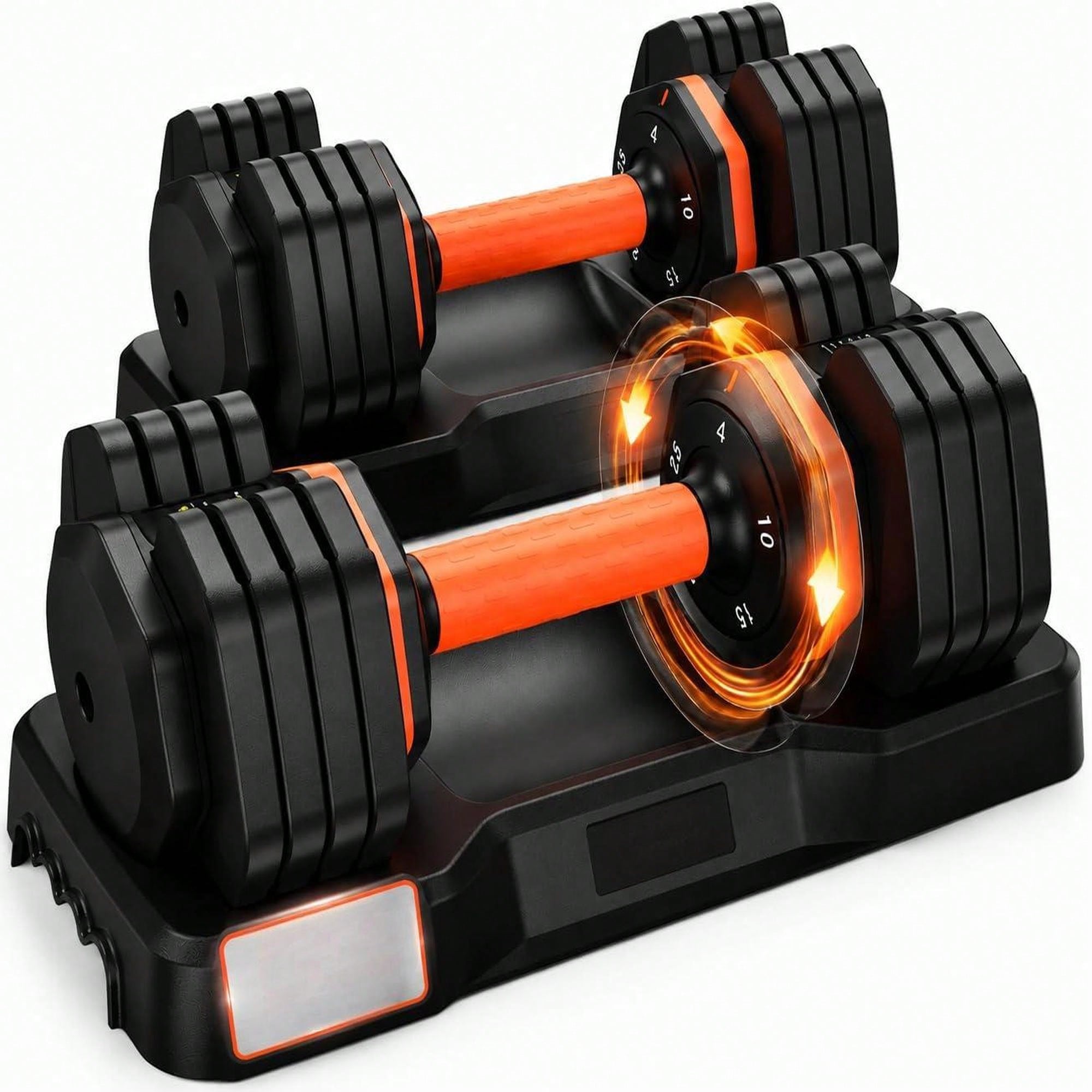 Home Gym Equipment Set - Regulowane hantle, zestaw 2 sztuk, szybkie
