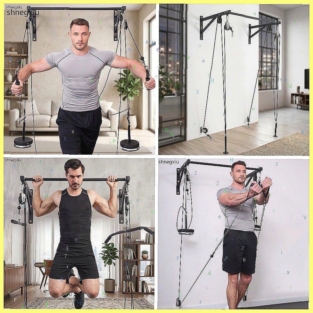 Home Gym Diy Pulley System - Ścienny system bloczkowy do ćwiczeń DIY,
