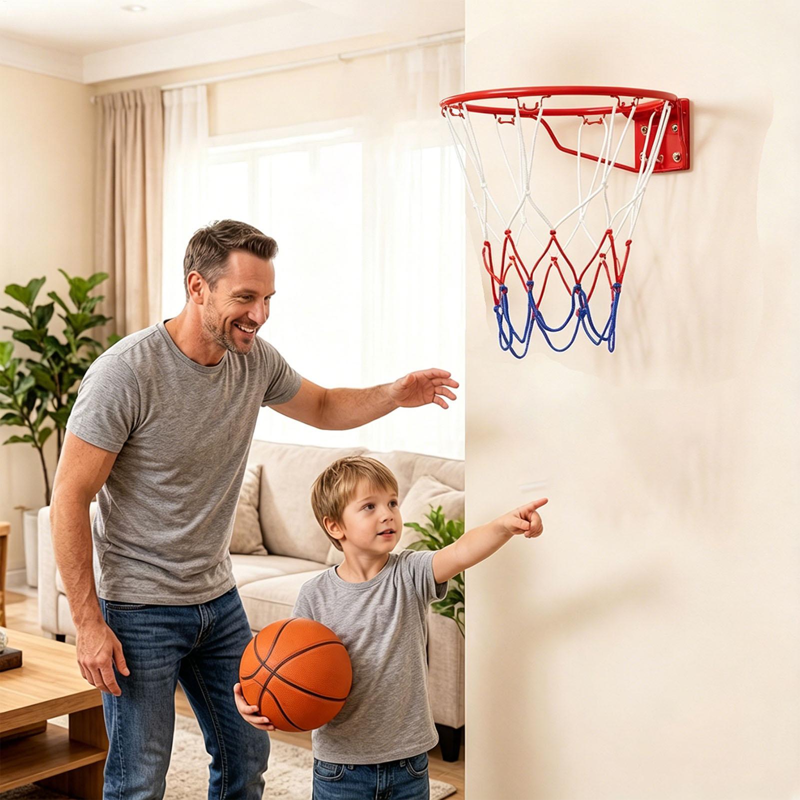 Home Gym And Basketball Court - Obręcz do koszykówki z siatką, do