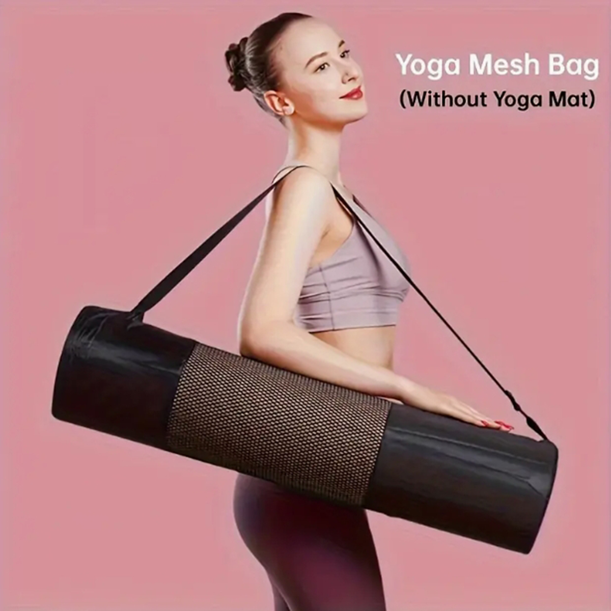 Home Gym Yoga - Oddychająca siatkowa torba do przechowywania maty