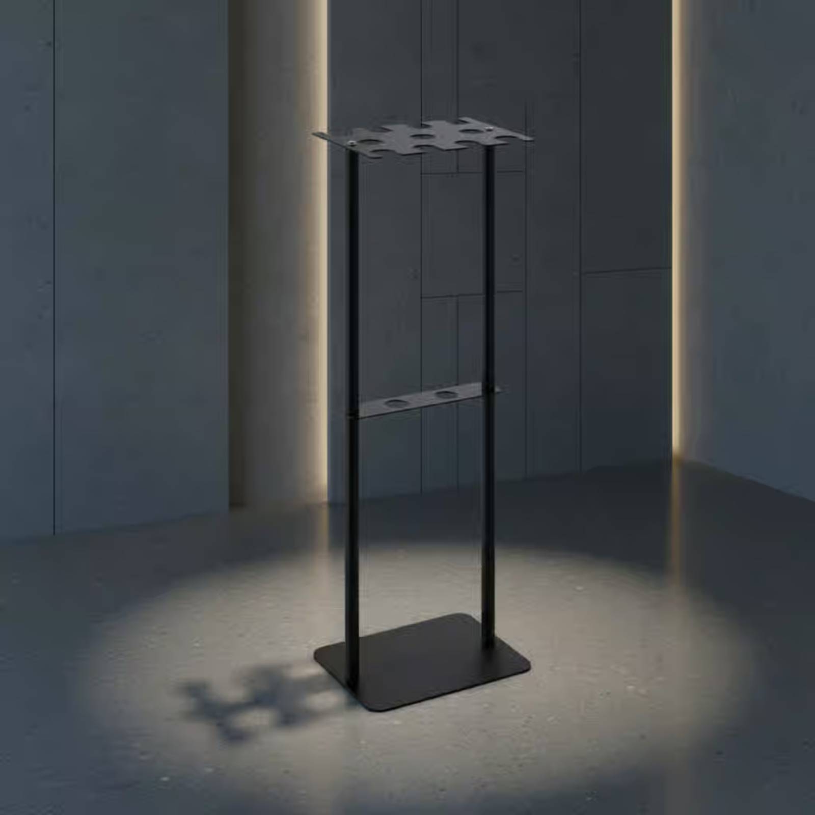 Home Gym Gym - Metalowy stojak na piłki baseballowe, mobilny