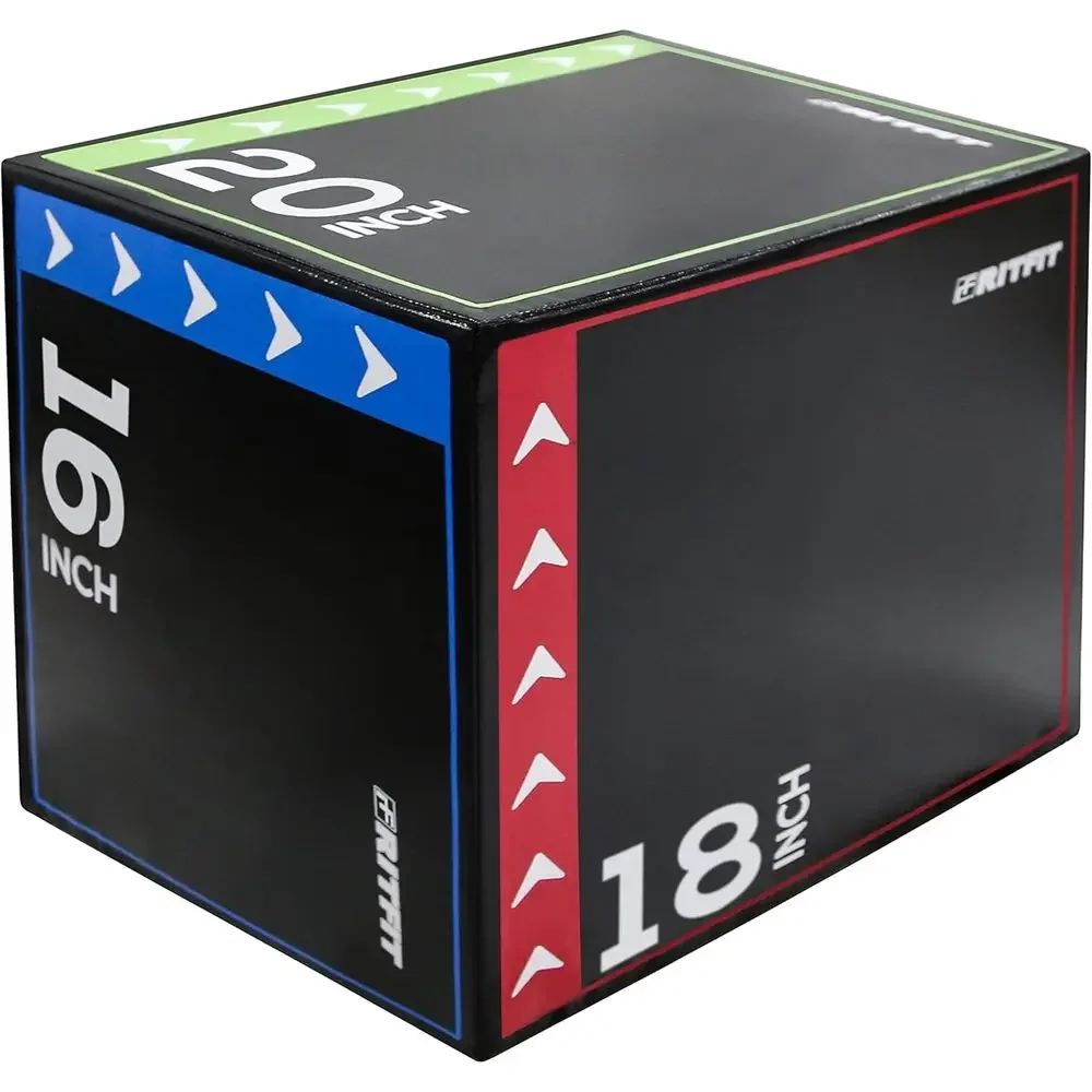 Home Gym Jump Box - Zestaw skrzynek plyometrycznych 3 w 1