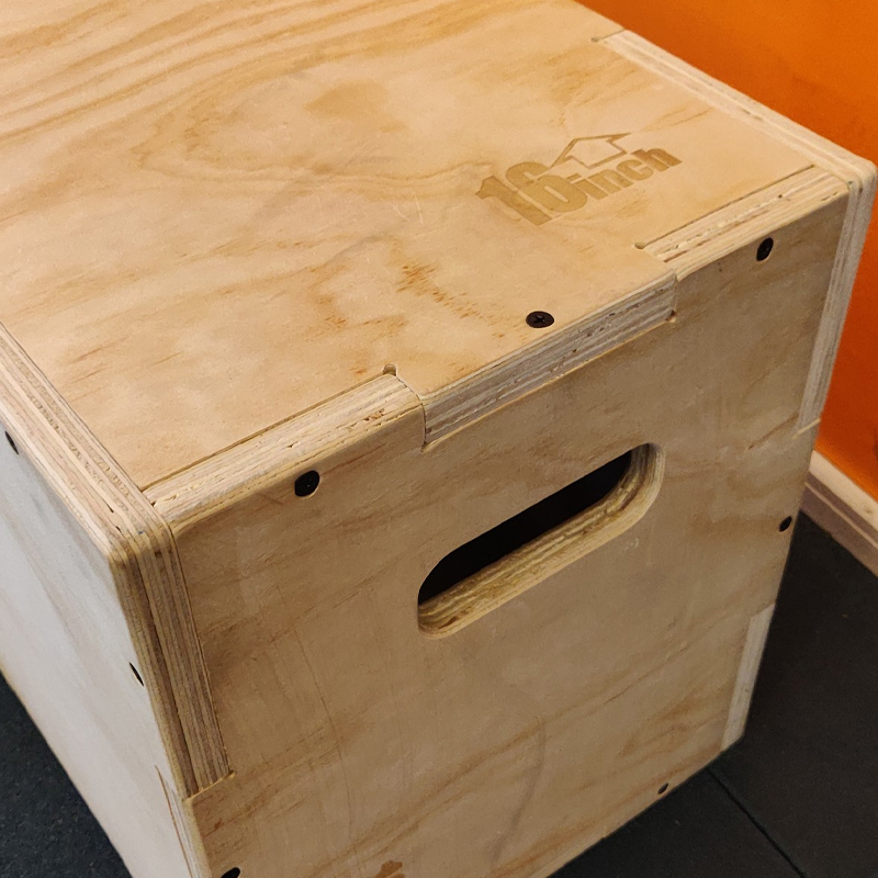Home Gym Jump Box - Drewniany skrzynia do ćwiczeń plyometrycznych 3