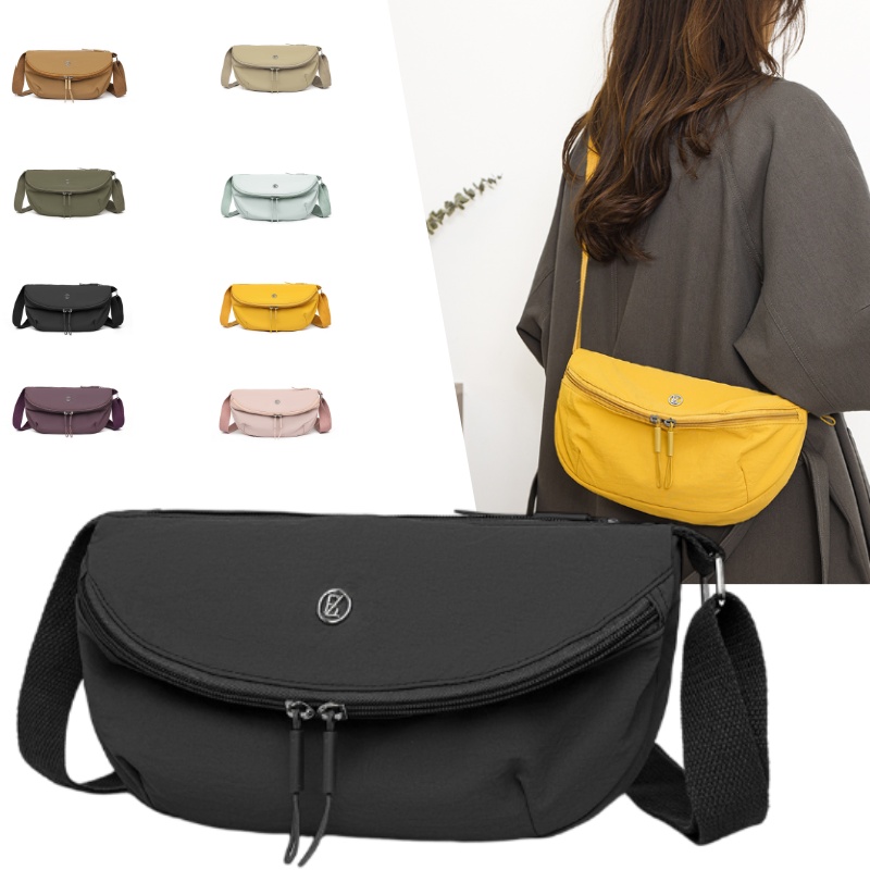 Home Gym Packages - Damska torba crossbody, lekka, nylonowa, o