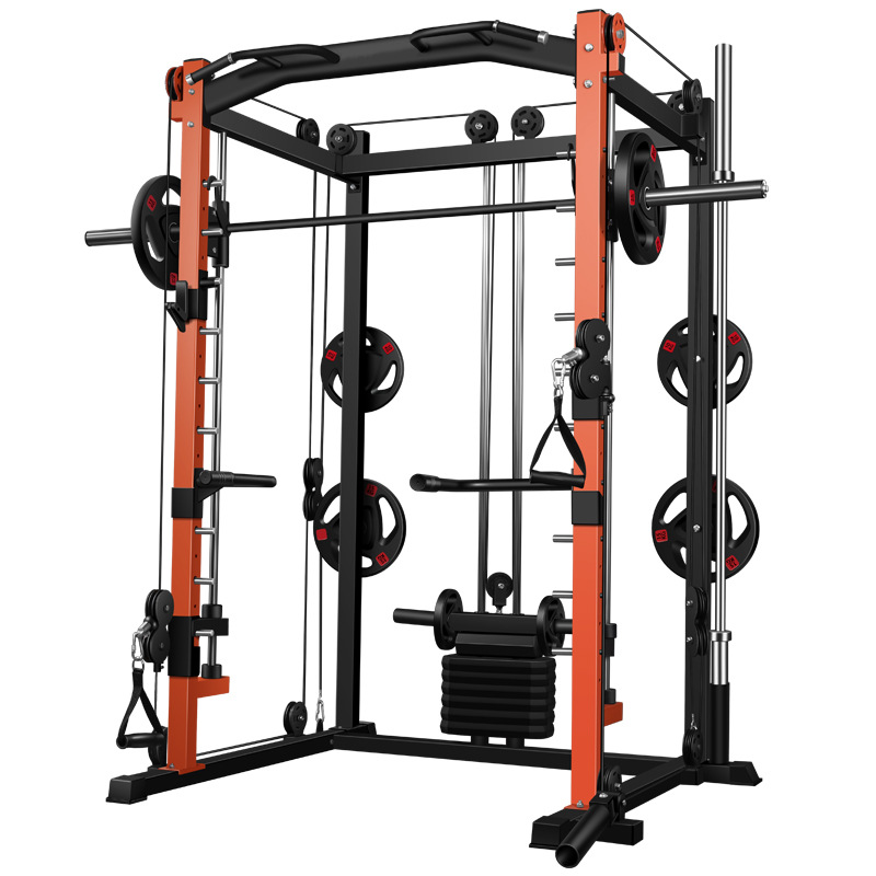 Home Gym Rack With Cables - Wielofunkcyjny sprzęt do domowej siłowni: stojak