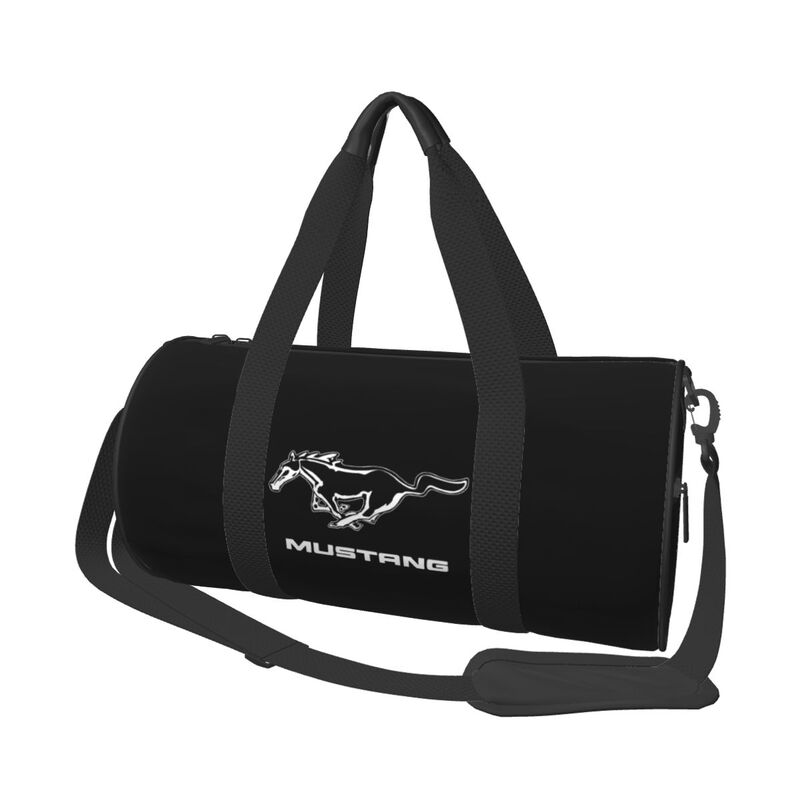 Home Gym Packages - Torba podróżna z nadrukiem Mustang, duża