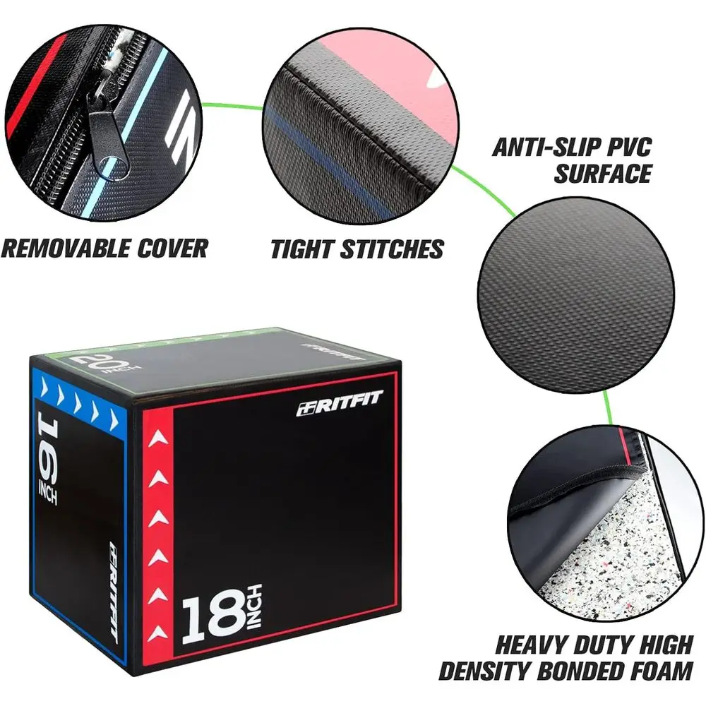 Zestaw skrzyń plyometrycznych  – Home Gym Jump Box recenzja i cena