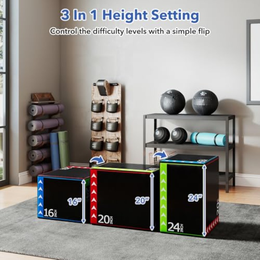 Pudełko do ćwiczeń plyometrycz – Home Gym Jump Box recenzja i cena