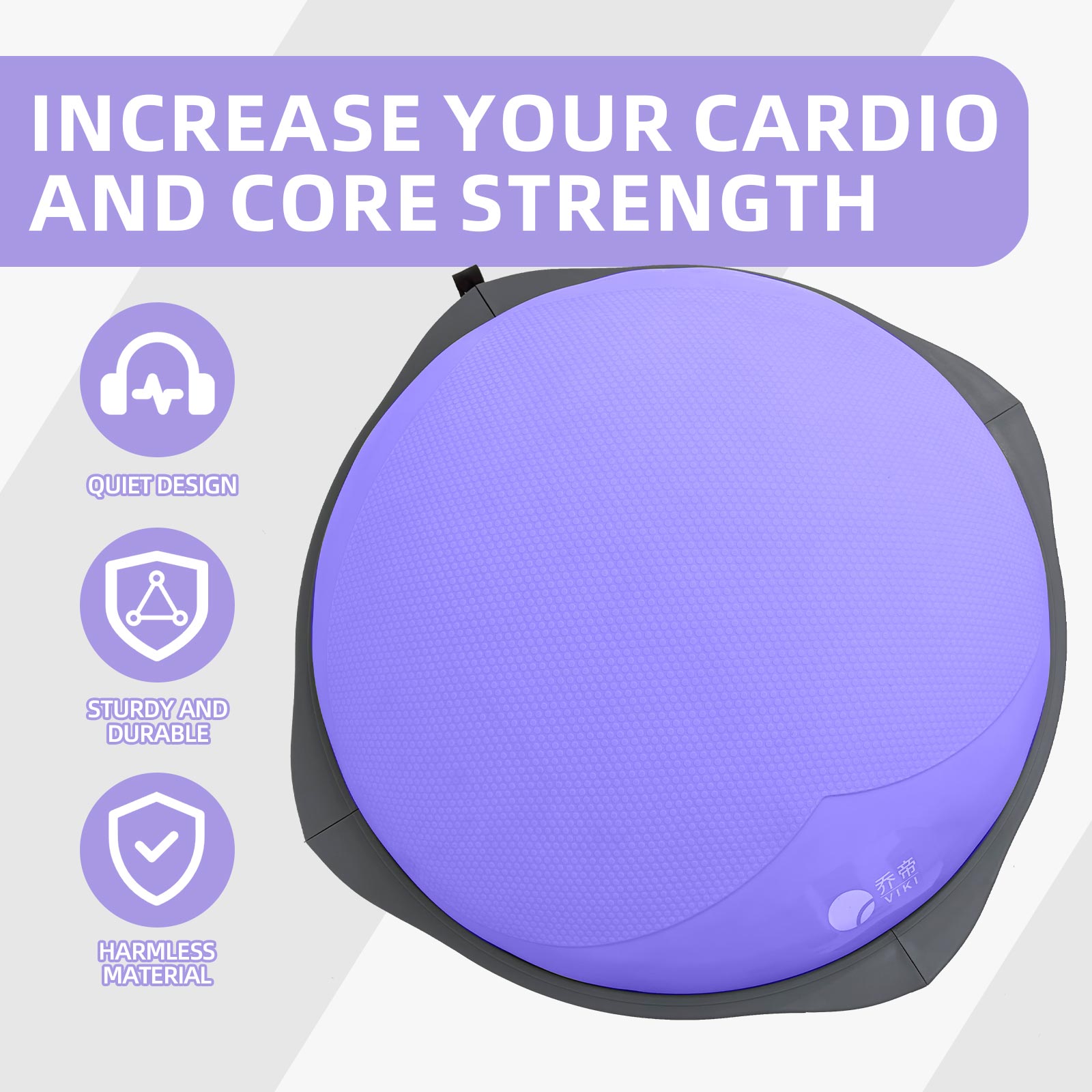 Piłka Bosu 70 cm, antypoślizgo – Home Gym Yoga recenzja i cena