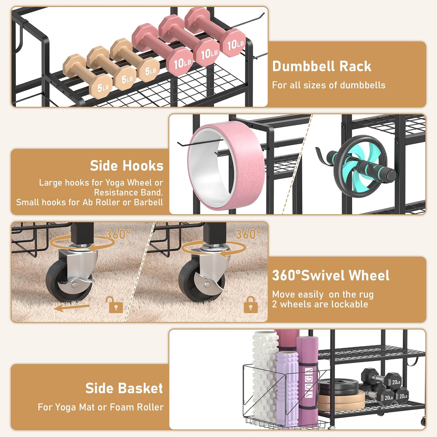 Przechowywanie sprzętu do domo – Home Gym Gym recenzja i cena