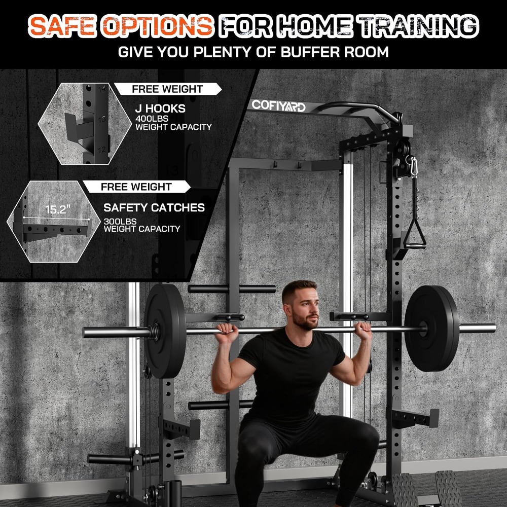 Wielofunkcyjna klatka do przys – Home Gym Rack With Cables recenzja i cena