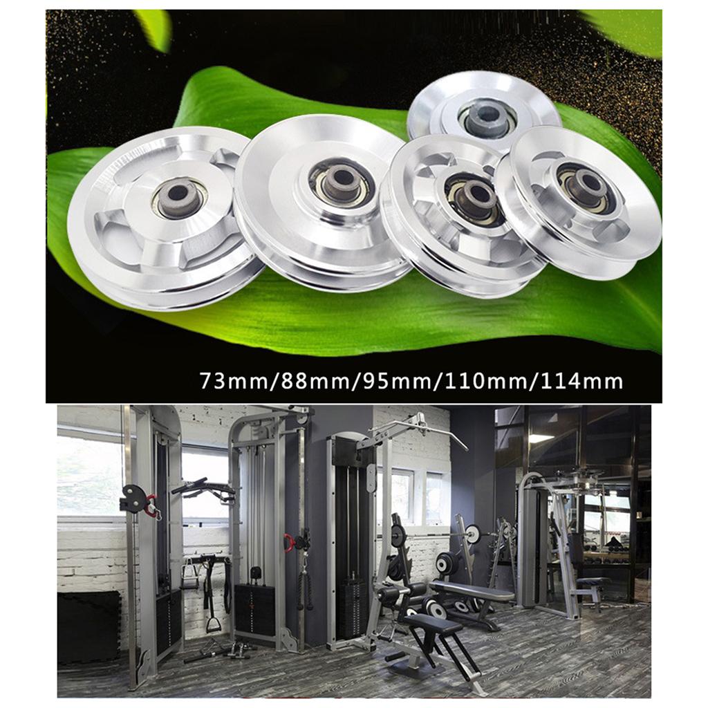 Aluminiowa rolka prowadząca li – Home Gym Diy Pulley System recenzja i cena