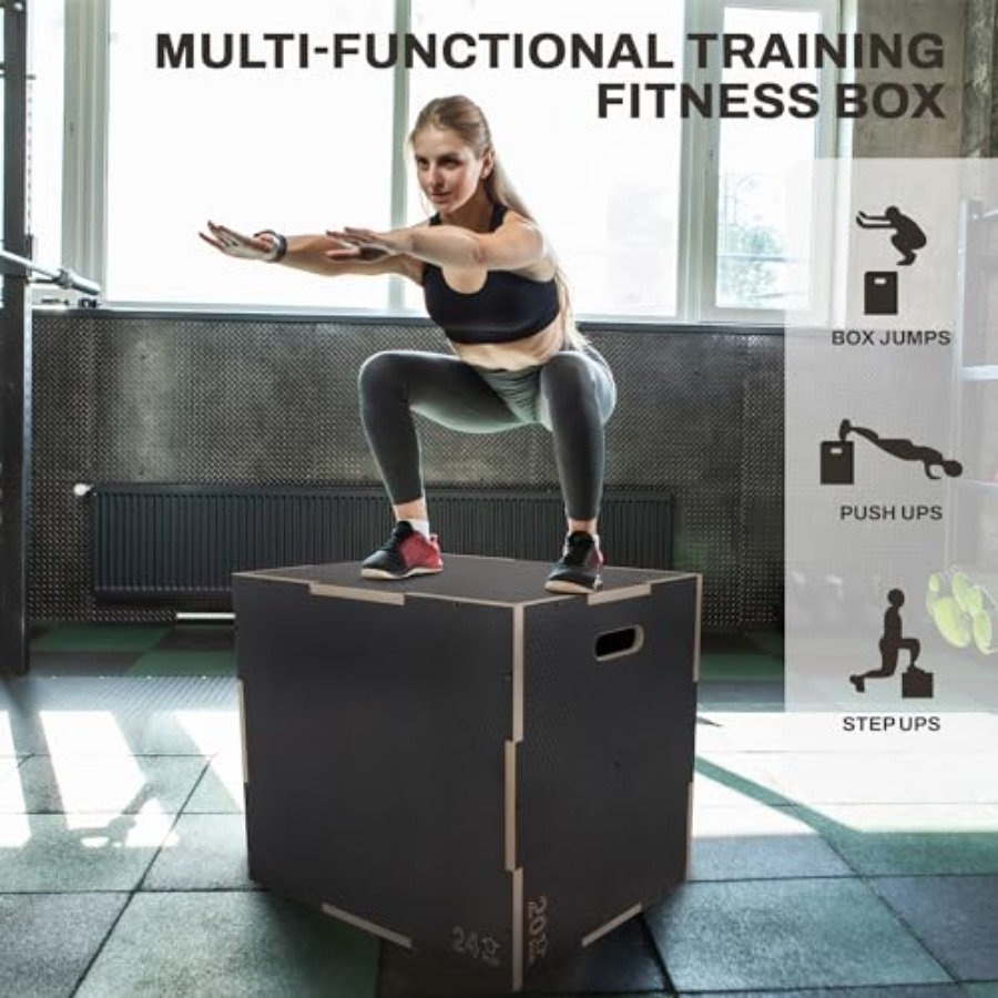 Platforma do ćwiczeń plyometry – Home Gym Jump Box recenzja i cena
