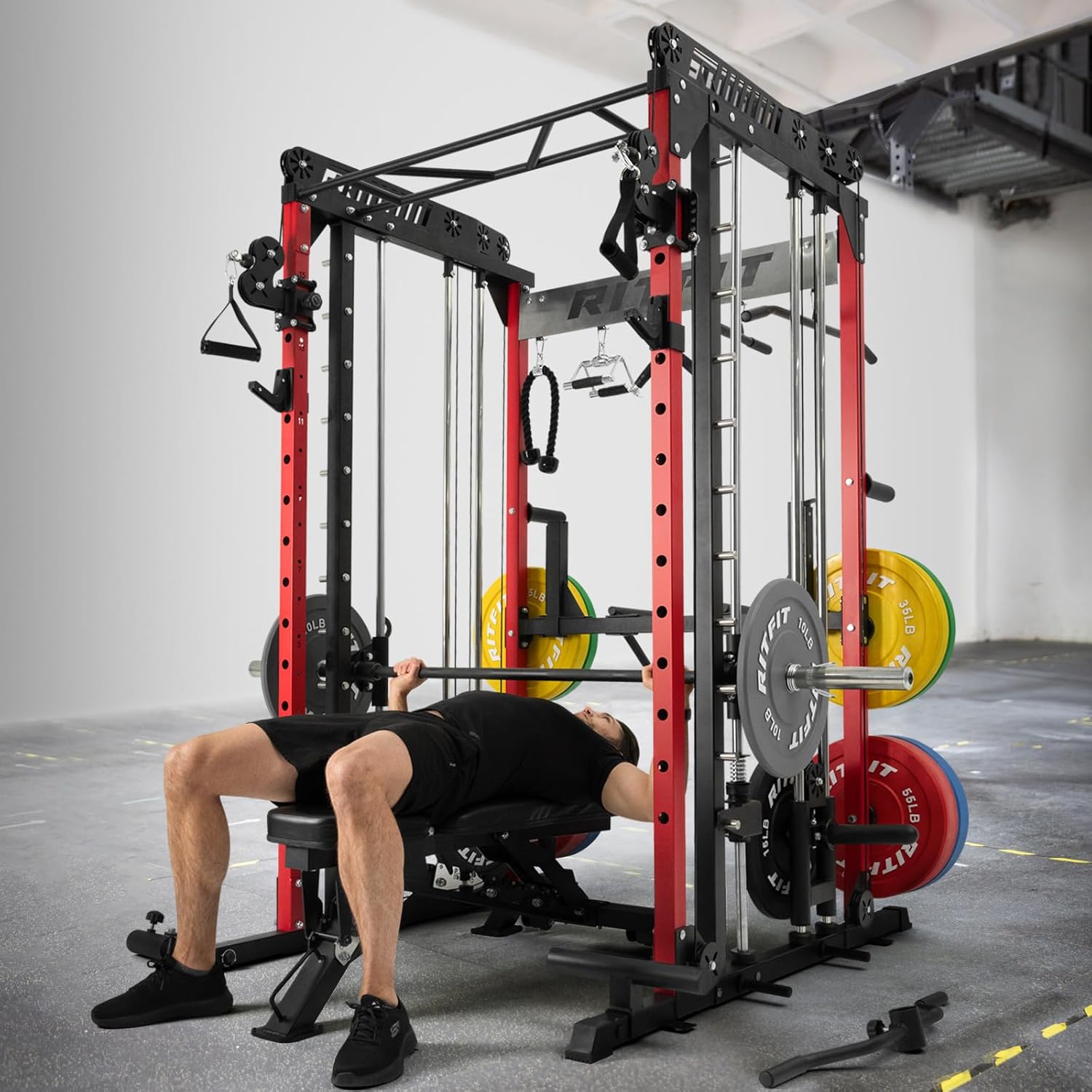 Stojak Smitha z systemem cable – Home Gym Rack With Cables recenzja i cena
