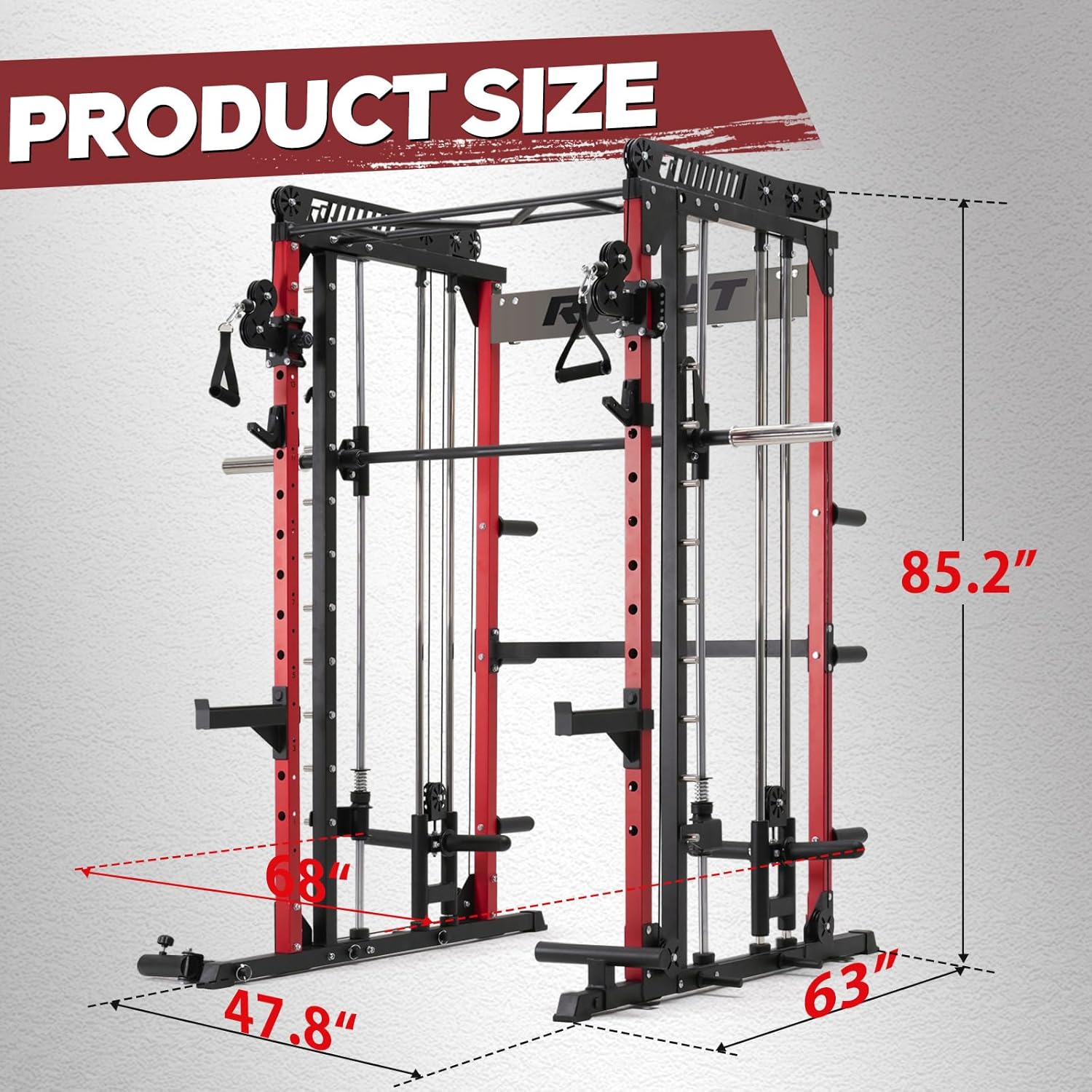 Stojak Smitha z systemem cable – Home Gym Rack With Cables recenzja i cena