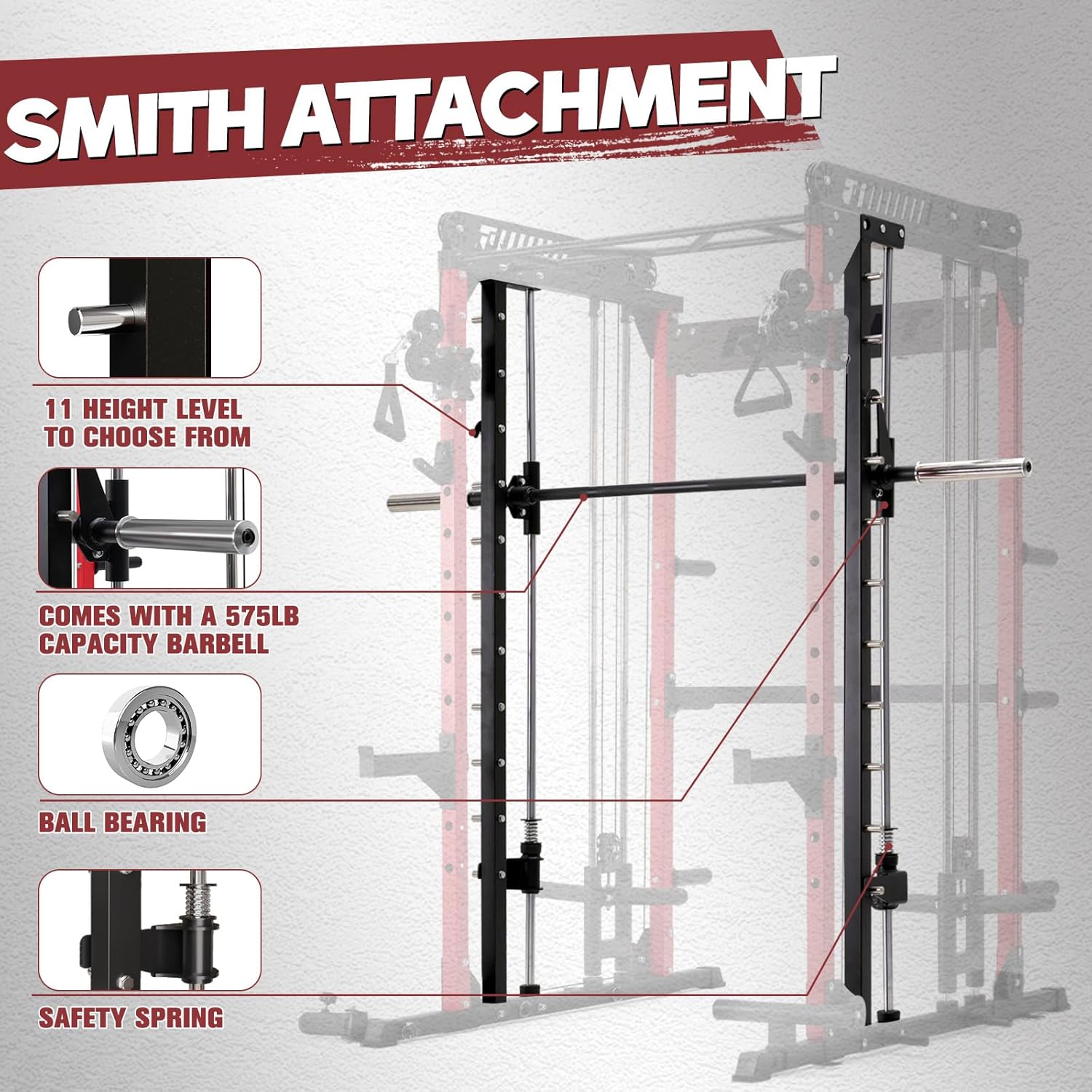 Stojak Smitha z systemem cable – Home Gym Rack With Cables recenzja i cena