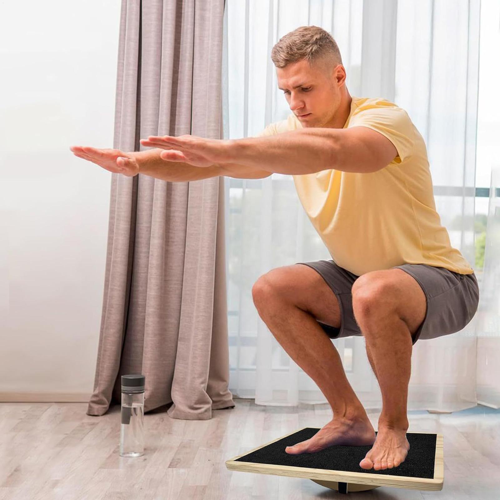 Drewniana deska do ćwiczeń, an – Home Gym Room recenzja i cena
