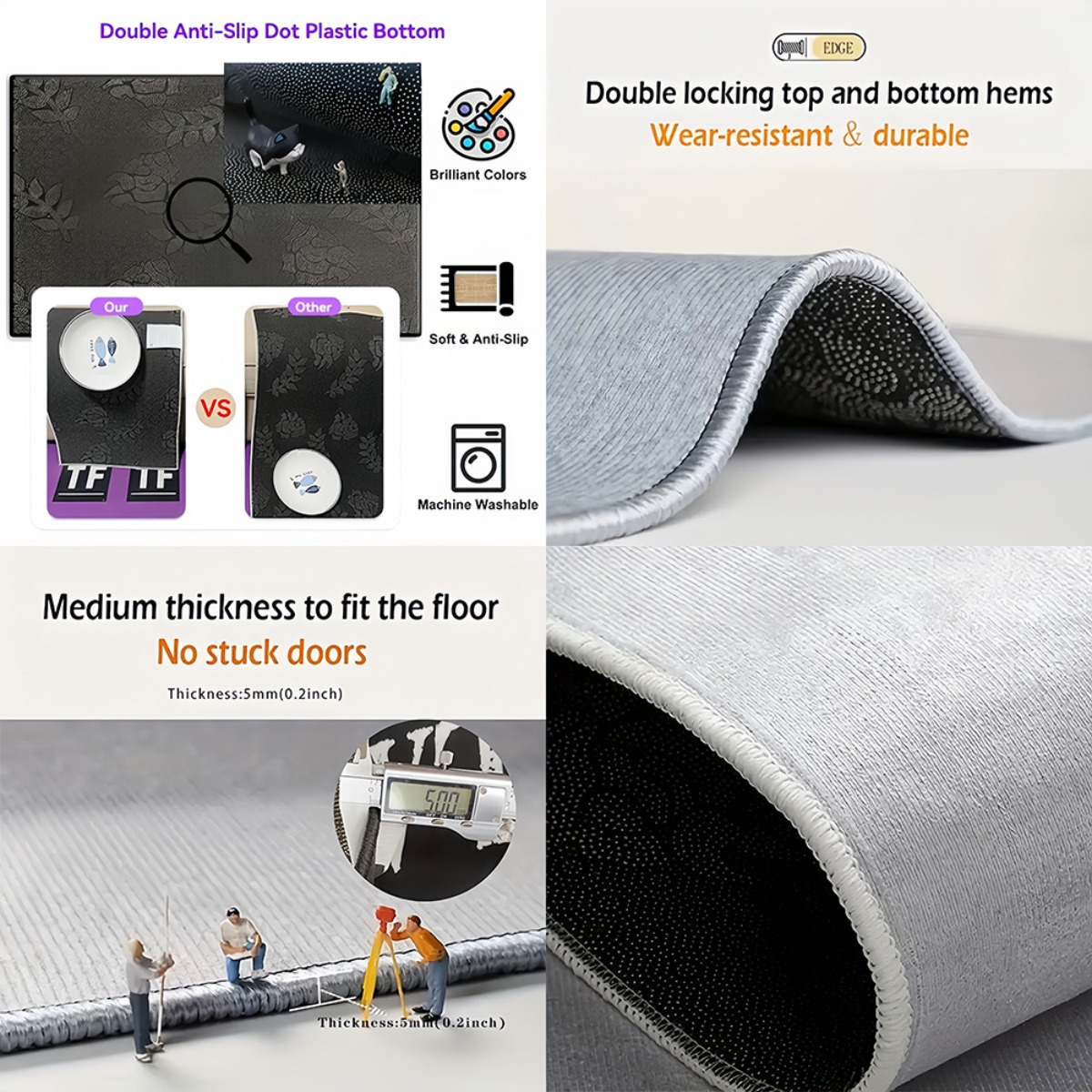 Dywan pluszowy z motywem boisk – Home Gym And Basketball Court recenzja i cena