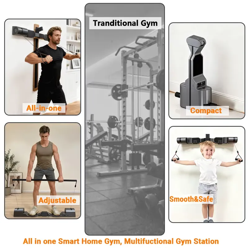 Wielofunkcyjny zestaw sprzętu  – Home Gym Rack With Cables recenzja i cena