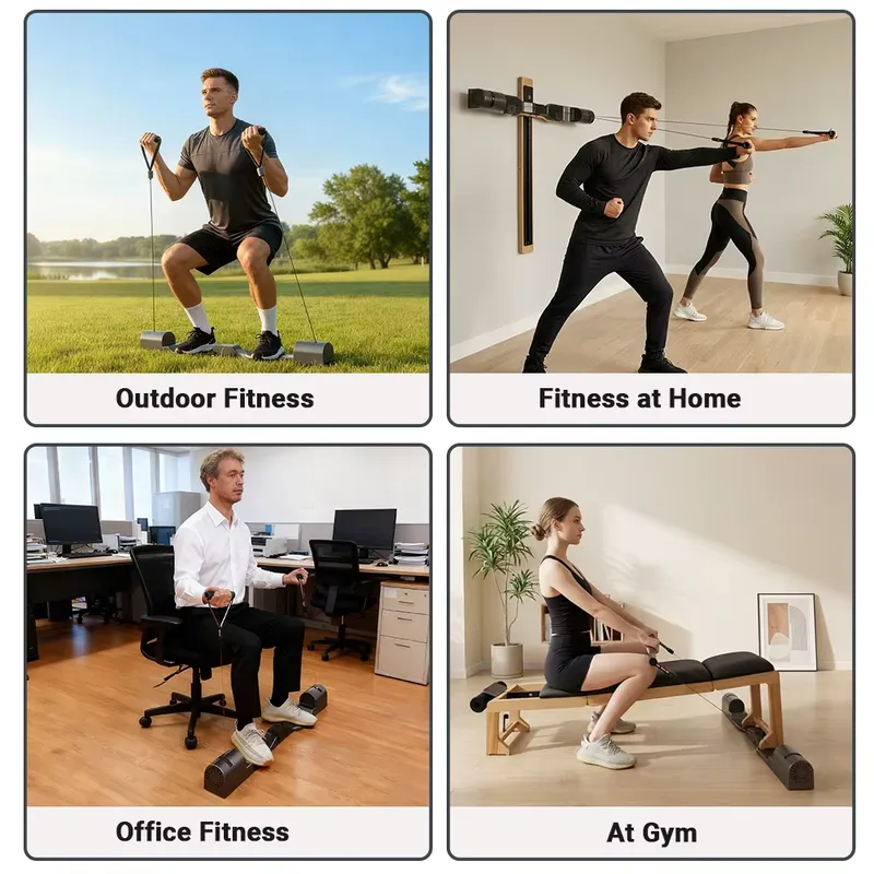 Wielofunkcyjny zestaw sprzętu  – Home Gym Rack With Cables recenzja i cena