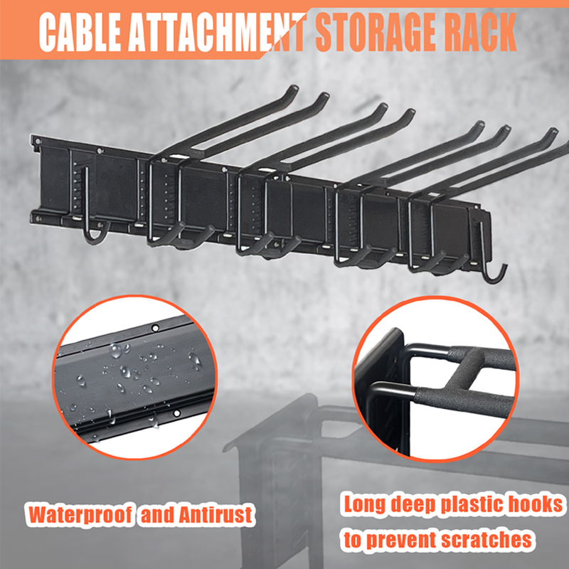 Naścienny stojak do przechowyw – Home Gym Rack With Cables recenzja i cena