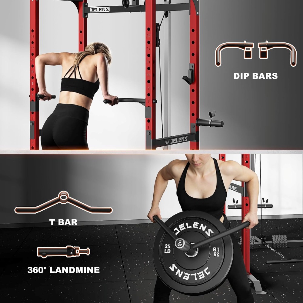 Wielofunkcyjna klatka do przys – Home Gym Rack With Cables recenzja i cena