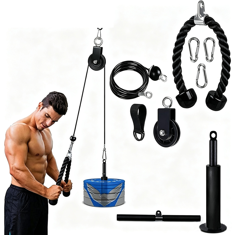 Cichy, nierdzewny system blocz – Home Gym Diy Pulley System recenzja i cena