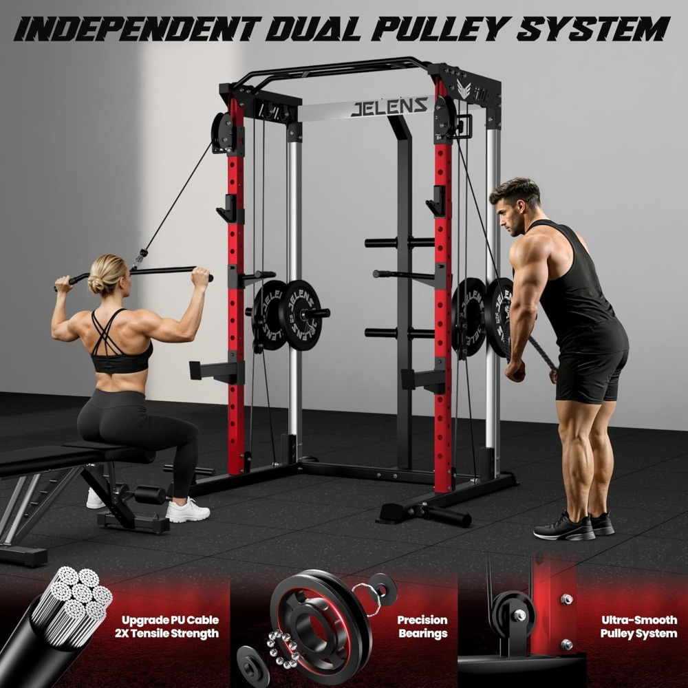 Wielofunkcyjny stojak siłowy 2 – Home Gym Rack With Cables recenzja i cena