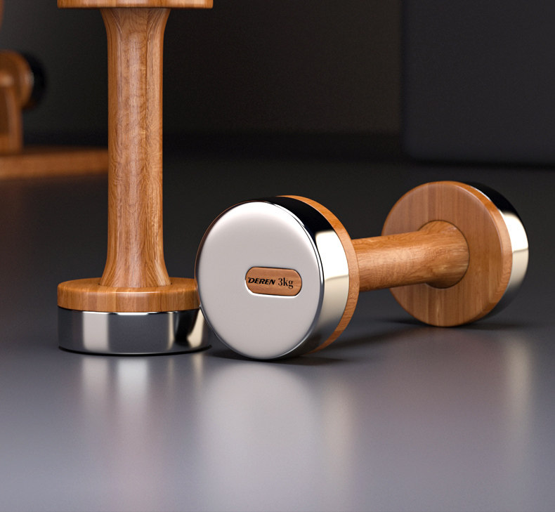 Regulowany zestaw hantli Wood  – Home Gym Equipment Set recenzja i cena
