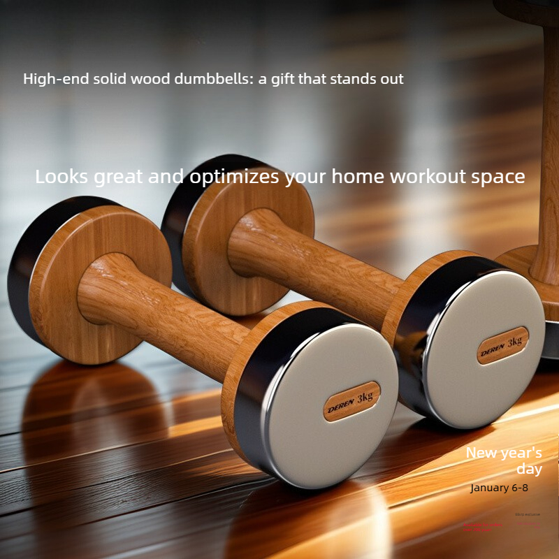 Regulowany zestaw hantli Wood  – Home Gym Equipment Set recenzja i cena