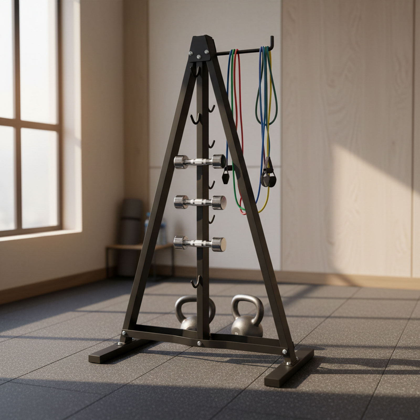 Organizer do wyciągu górnego z – Home Gym Rack With Cables recenzja i cena