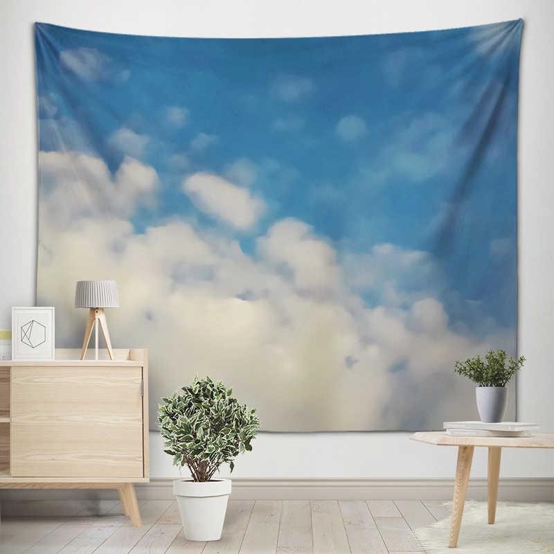 Melodious Clouds Art Tapestry  – Home Gym Room recenzja i cena