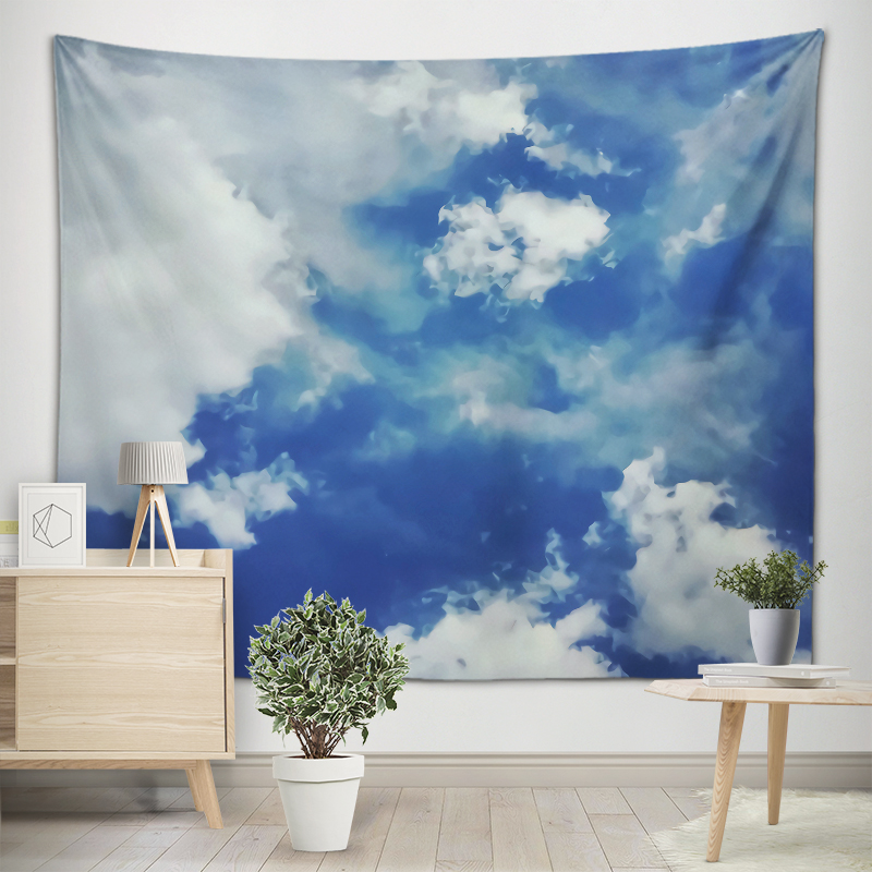 Melodious Clouds Art Tapestry  – Home Gym Room recenzja i cena