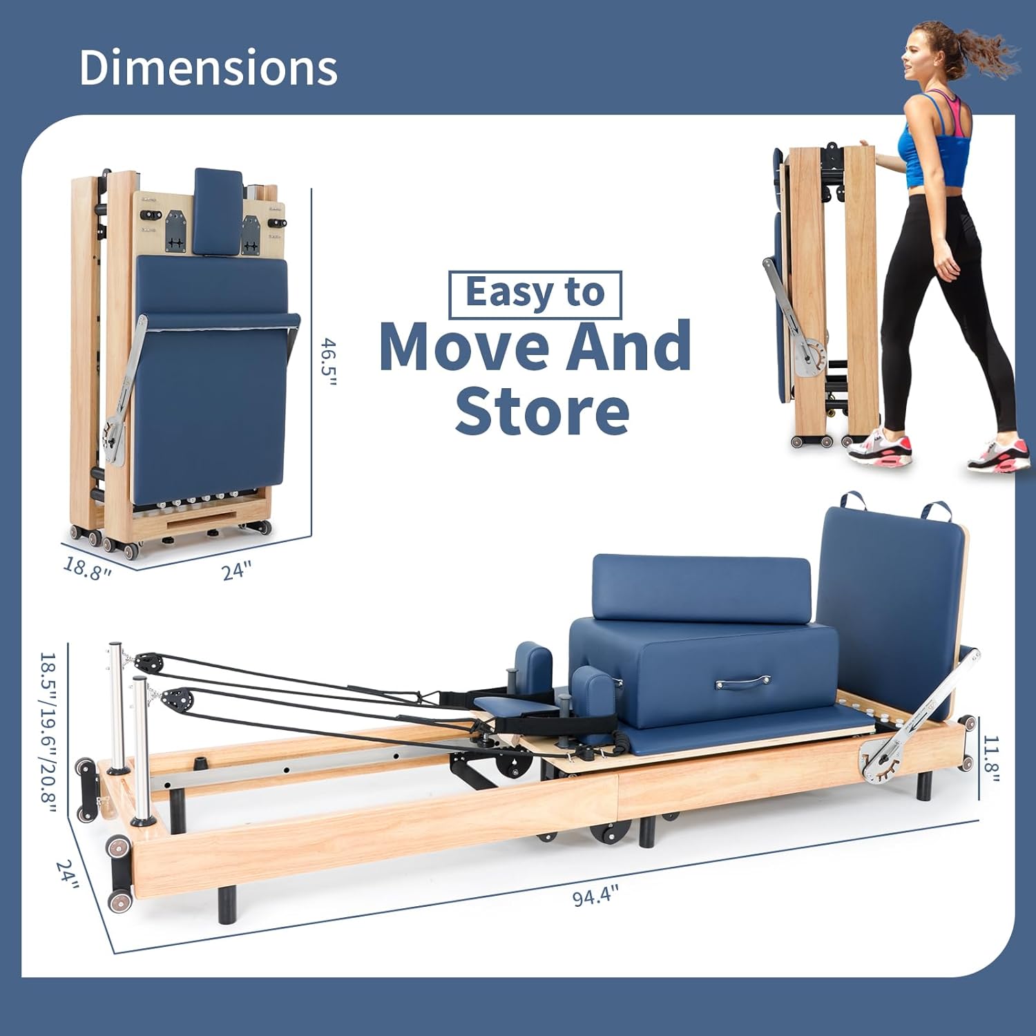 Składany pilates reformer z dr – Home Gym Jump Box recenzja i cena