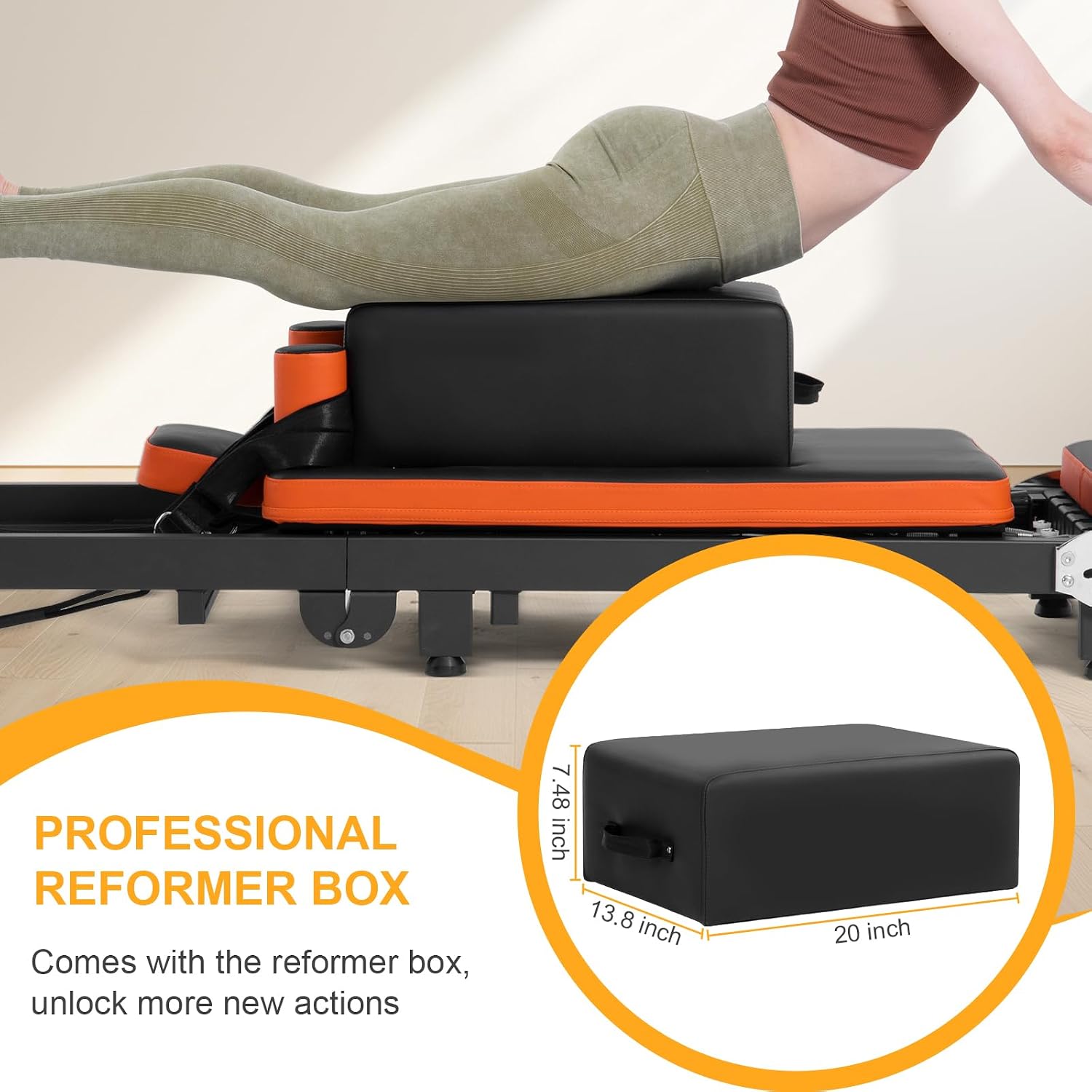 Reformer Pilates, składany spr – Home Gym Jump Box recenzja i cena