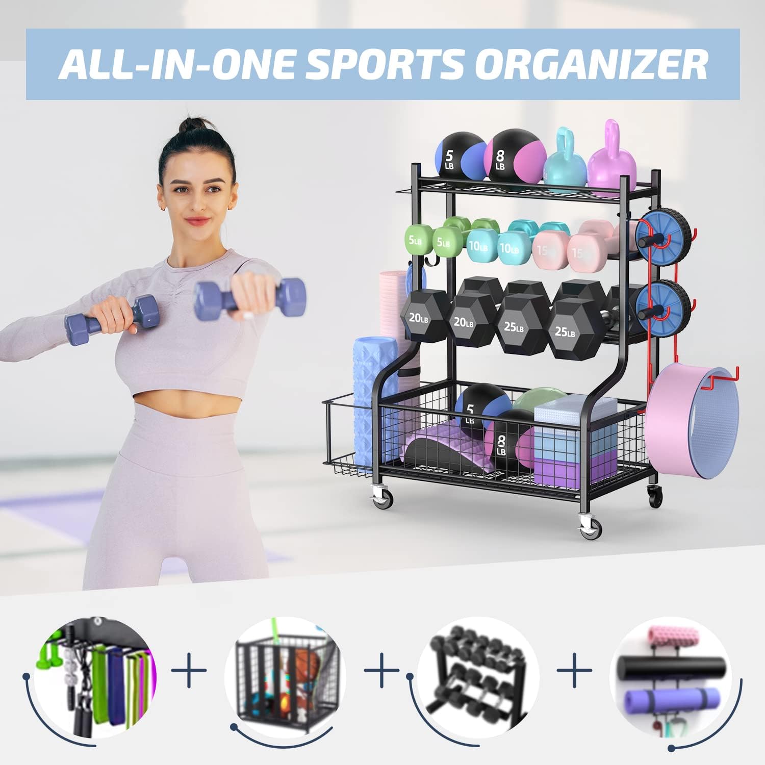 Stojak na hantle do domowej si – Home Gym Gym recenzja i cena