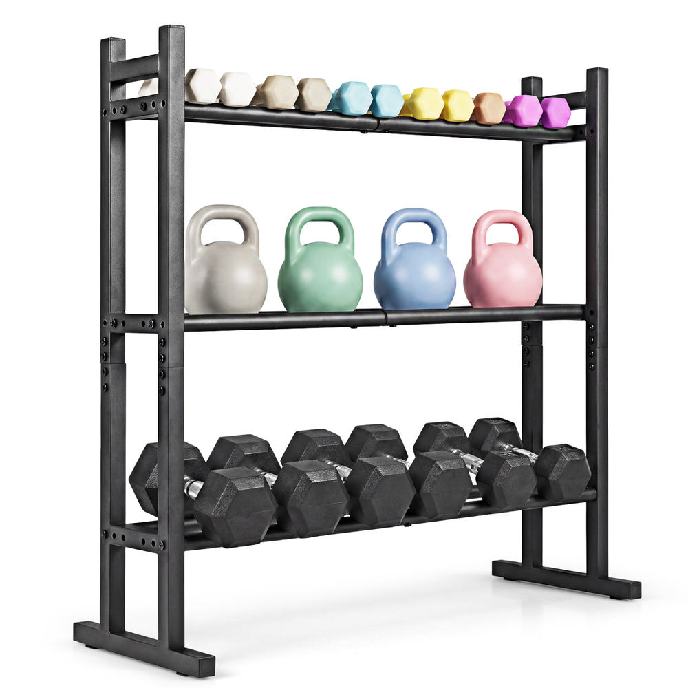 Wytrzymały 3-poziomowy stojak  – Home Gym Gym recenzja i cena