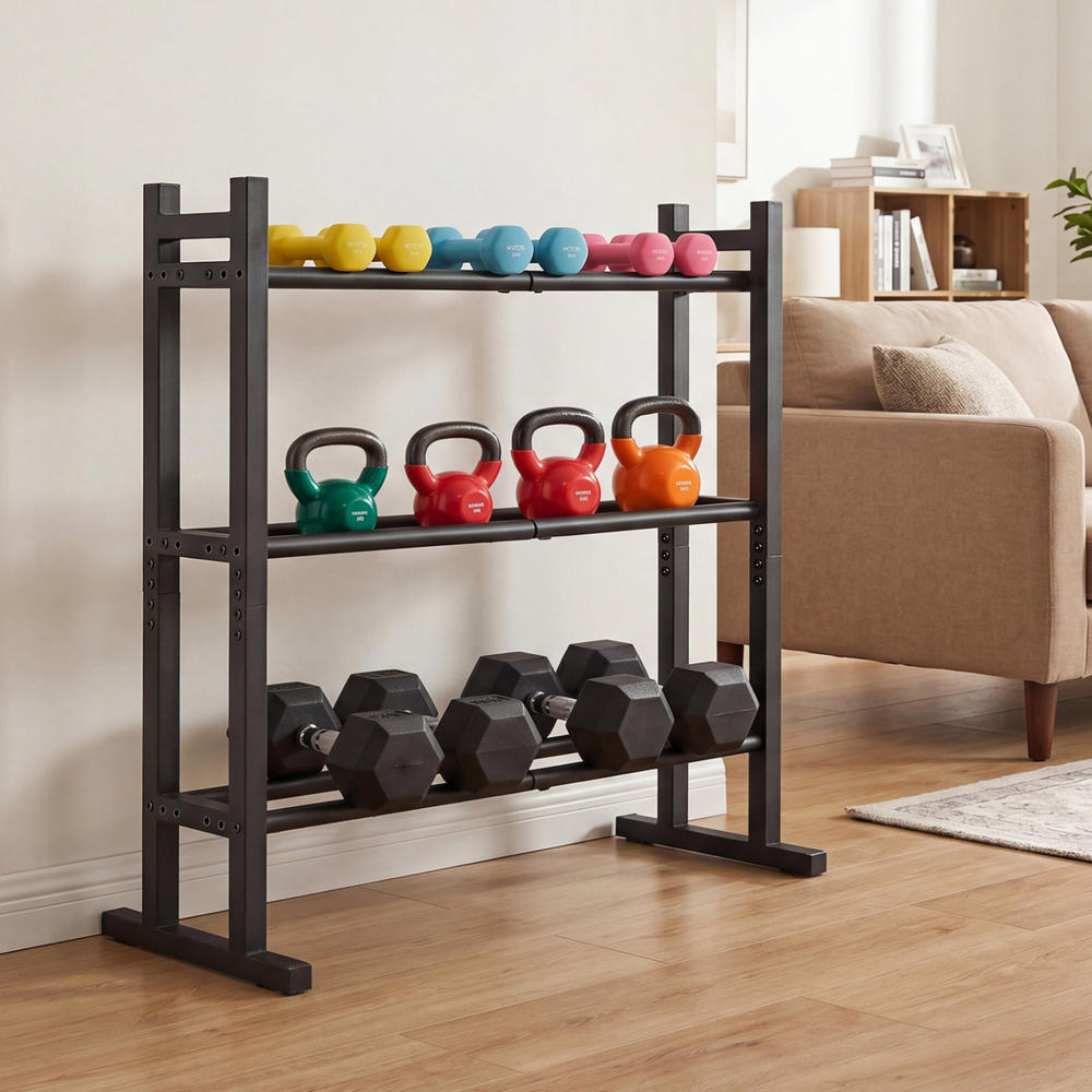 Wytrzymały 3-poziomowy stojak  – Home Gym Gym recenzja i cena