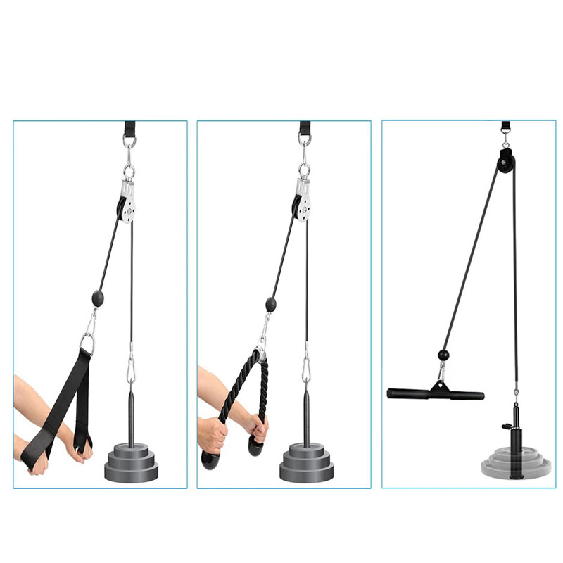 Cichy system koła pasowego do  – Home Gym Diy Pulley System recenzja i cena