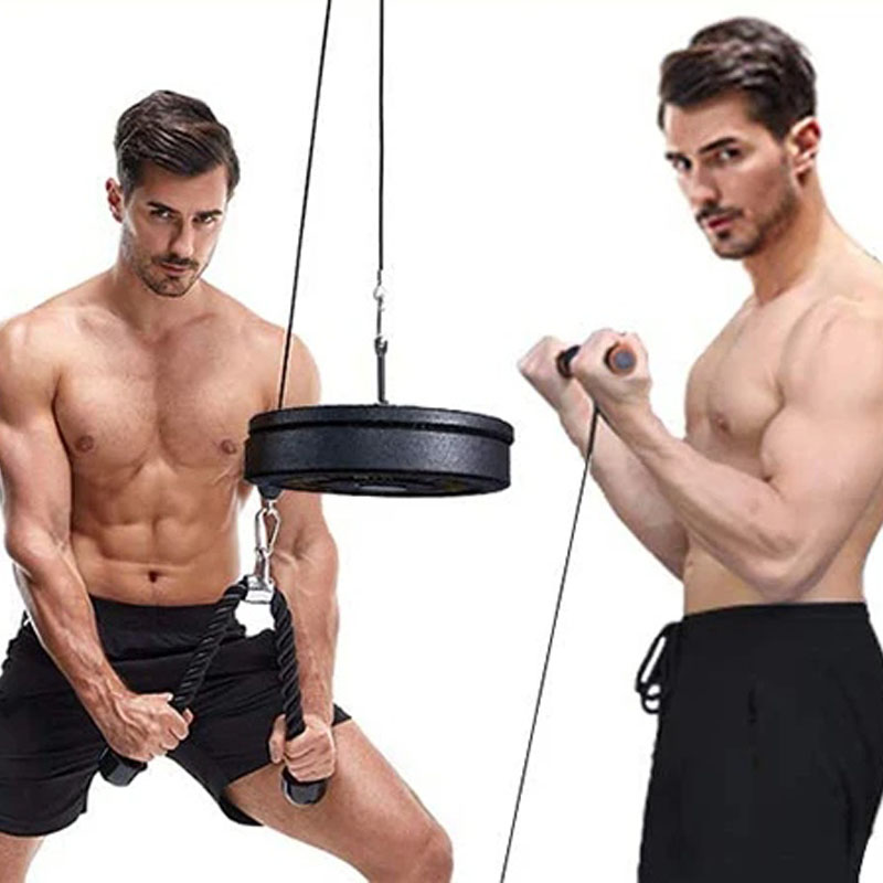 Cichy system koła pasowego do  – Home Gym Diy Pulley System recenzja i cena