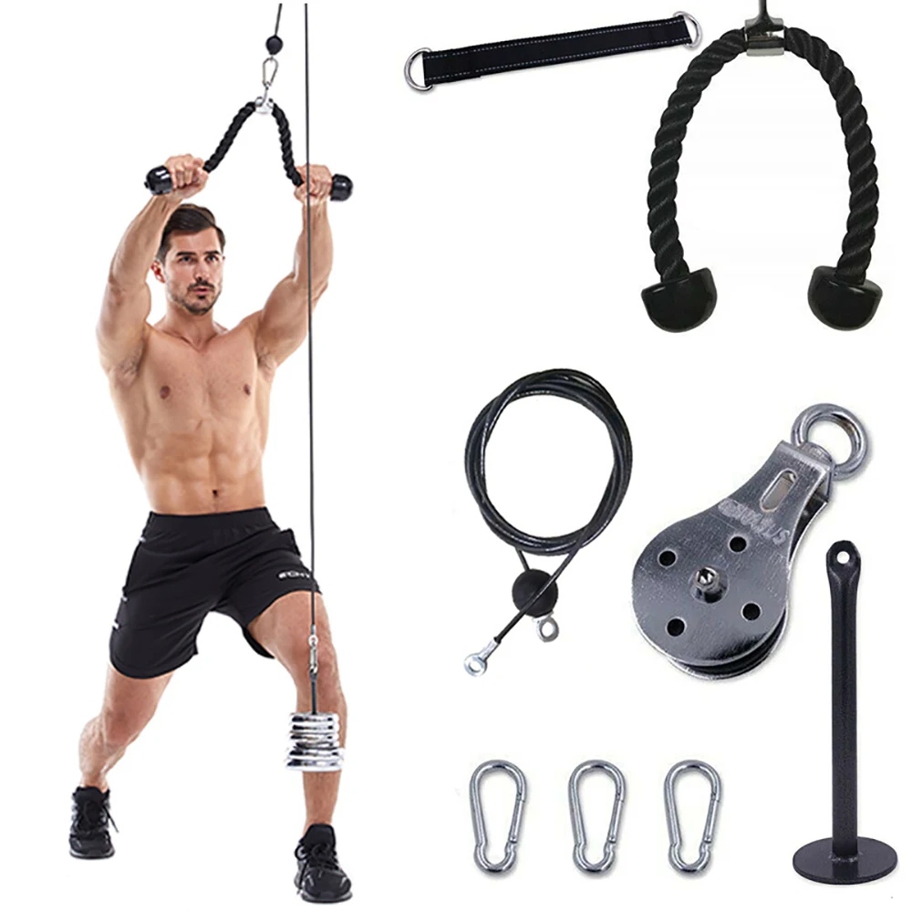 Cichy system koła pasowego do  – Home Gym Diy Pulley System recenzja i cena
