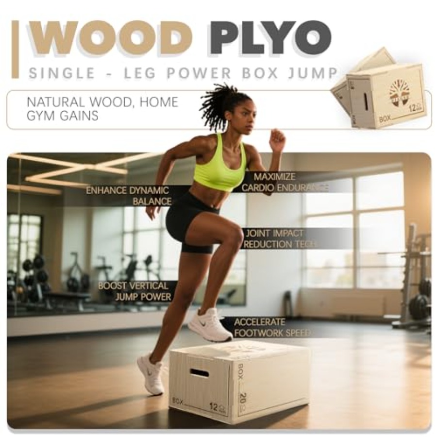 Plyo Box - Drewniana platforma – Home Gym Jump Box recenzja i cena