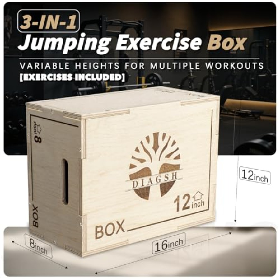 Plyo Box - Drewniana platforma – Home Gym Jump Box recenzja i cena