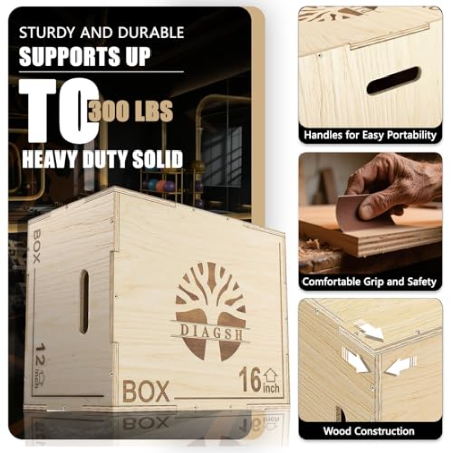 Plyo Box - Drewniana platforma – Home Gym Jump Box recenzja i cena