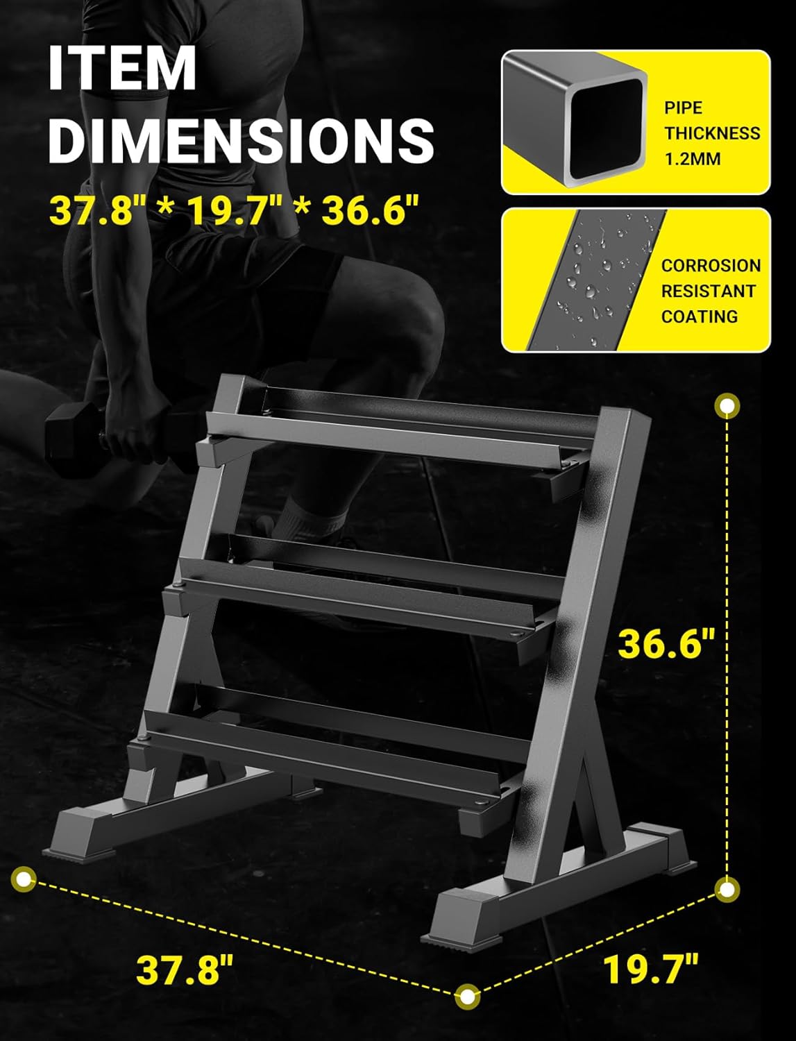 Stojak na hantle do domowej si – Home Gym Gym recenzja i cena